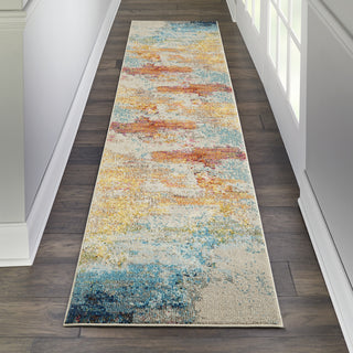 Nourison Celestial CES02 Sealife Area Rug Room Image