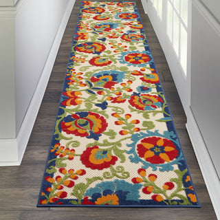 Nourison Aloha ALH17 Multicolor Area Rug Runner In Home