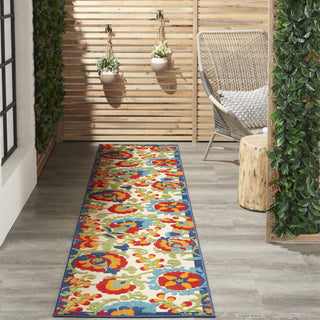 Nourison Aloha ALH17 Multicolor Area Rug Lifestyle 