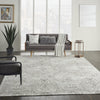 Nourison Damask DAS06 Ivory Area Rug Room Image Feature