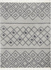 Diamond Trellis Shag DMT02 Grey/Slate Area Rug by Nourison