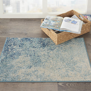 Passion PSN10 Navy/Light Blue Area Rug by Nourison