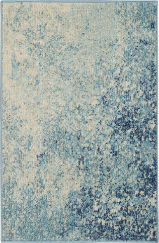 Passion PSN10 Navy/Light Blue Area Rug by Nourison