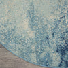 Passion PSN10 Navy/Light Blue Area Rug by Nourison