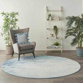 Passion PSN10 Navy/Light Blue Area Rug by Nourison