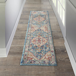 Nourison Passion PSN23 Ivory/Light Blue Area Rug