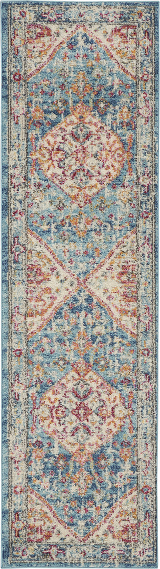 Nourison Passion PSN23 Ivory/Light Blue Area Rug