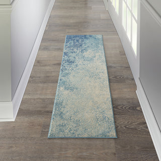 Passion PSN10 Navy/Light Blue Area Rug by Nourison