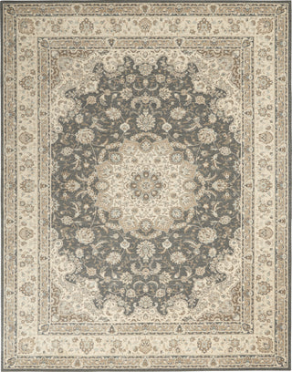 Living Treasures LI15 Grey/Ivory Area Rug by Nourison main image