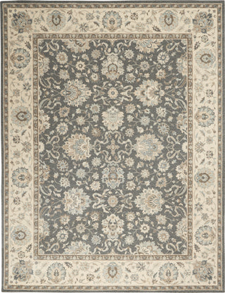 Living Treasures LI16 Grey/Ivory Area Rug by Nourison main image