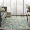 Passion PSN25 Ivory/Light Blue Area Rug by Nourison Featured 