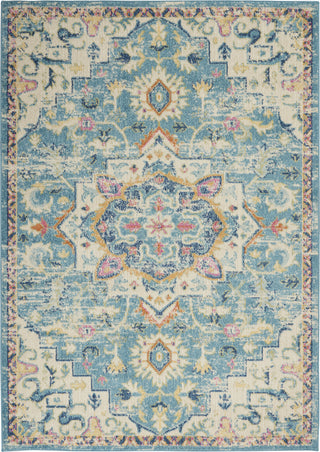 Passion PSN25 Ivory/Light Blue Area Rug by Nourison Main Image