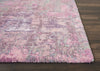 Nourison Abstract Shag ABS02 Pink Area Rug Detail Image