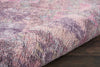 Nourison Abstract Shag ABS02 Pink Area Rug Texture Image