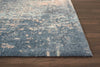 Nourison Abstract Shag ABS02 Slate Blue Area Rug Detail Image