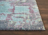 Nourison Abstract Shag ABS02 Teal Area Rug Detail Image