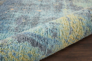 Nourison Abstract Shag ABS03 Multicolor Area Rug Texture Image