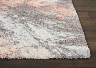 Nourison Abstract Shag ABS05 Multicolor Area Rug Detail Image