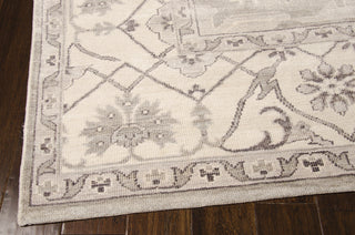 Nourison Aldora ALD01 Silver Hand Knotted Area Rug 