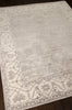 Nourison Aldora ALD01 Silver Hand Knotted Area Rug 