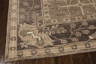 Nourison Aldora ALD03 Opal Grey Hand Knotted Area Rug 