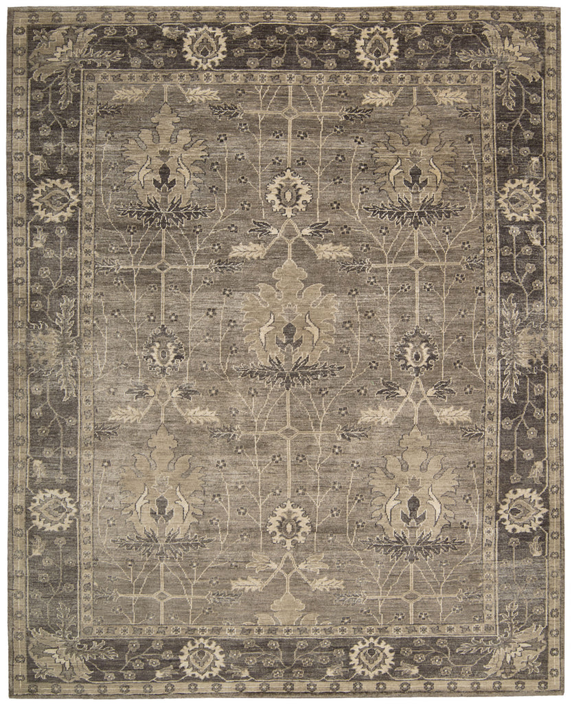 Nourison Aldora ALD03 Opal Grey Hand Knotted Area Rug