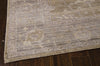 Nourison Aldora ALD07 Pewter Hand Knotted Area Rug 