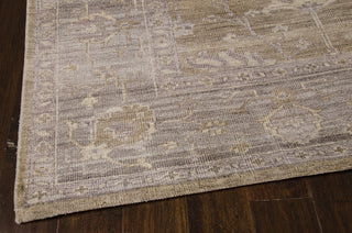 Nourison Aldora ALD07 Pewter Hand Knotted Area Rug 