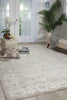 Nourison Aldora ALD01 Silver Area Rug Room Image Feature