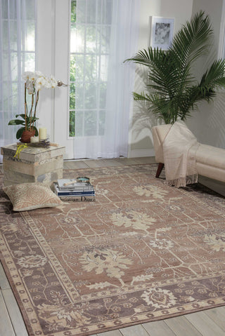 Nourison Aldora ALD03 Opal Grey Area Rug Room Image Feature