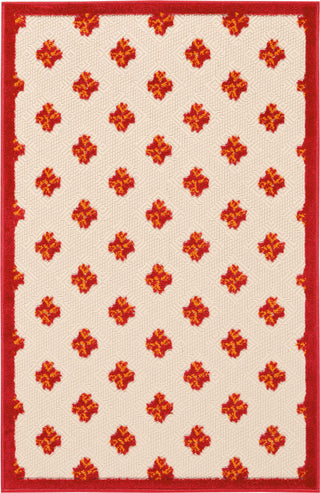 Nourison Aloha ALH02 Red Area Rug Main Image