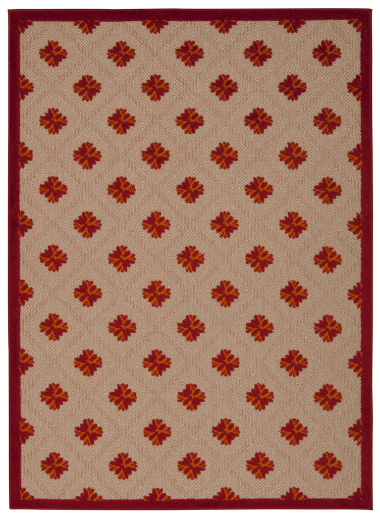 Nourison Aloha ALH02 Red Area Rug main image