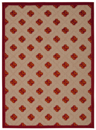 Nourison Aloha ALH02 Red Area Rug main image