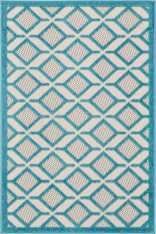 Nourison Aloha ALH03 Blue Area Rug Main Image