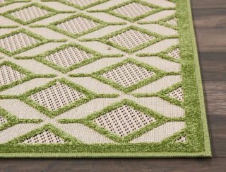 Nourison Aloha ALH03 Green Area Rug Detail Image