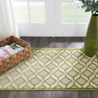 Nourison Aloha ALH03 Green Area Rug Room Image Feature