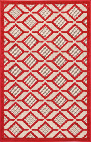 Nourison Aloha ALH03 Red Area Rug Main Image