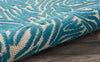 Nourison Aloha ALH04 Blue Area Rug Detail Image