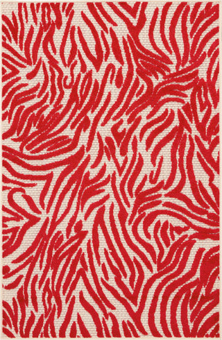 Nourison Aloha ALH04 Red Area Rug Main Image