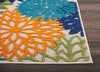 Nourison Aloha ALH05 Multicolor Area Rug Detail Image