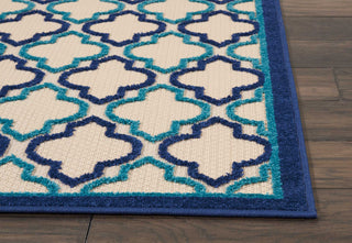 Nourison Aloha ALH06 Navy Area Rug Detail Image