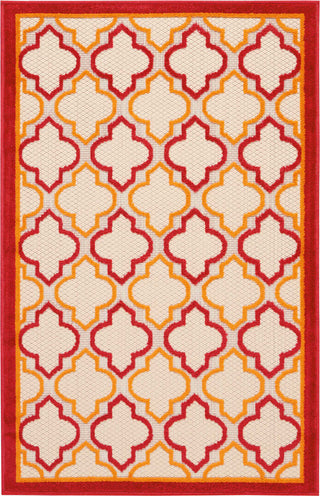 Nourison Aloha ALH06 Red Area Rug Main Image