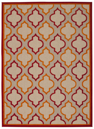 Nourison Aloha ALH06 Red Area Rug main image