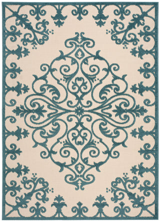 Nourison Aloha ALH12 Aqua Area Rug main image