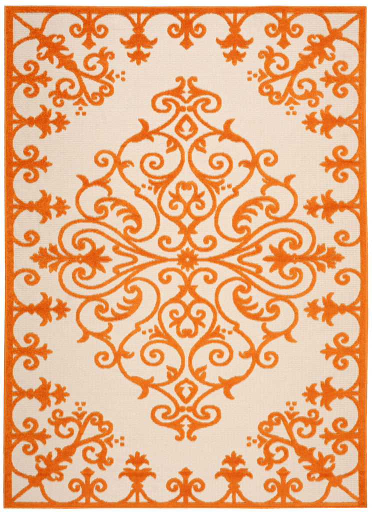 Nourison Aloha ALH12 Orange Area Rug main image