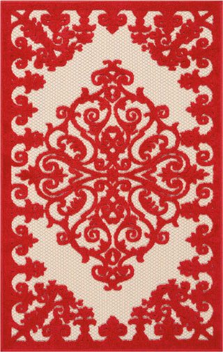 Nourison Aloha ALH12 Red Area Rug Main Image