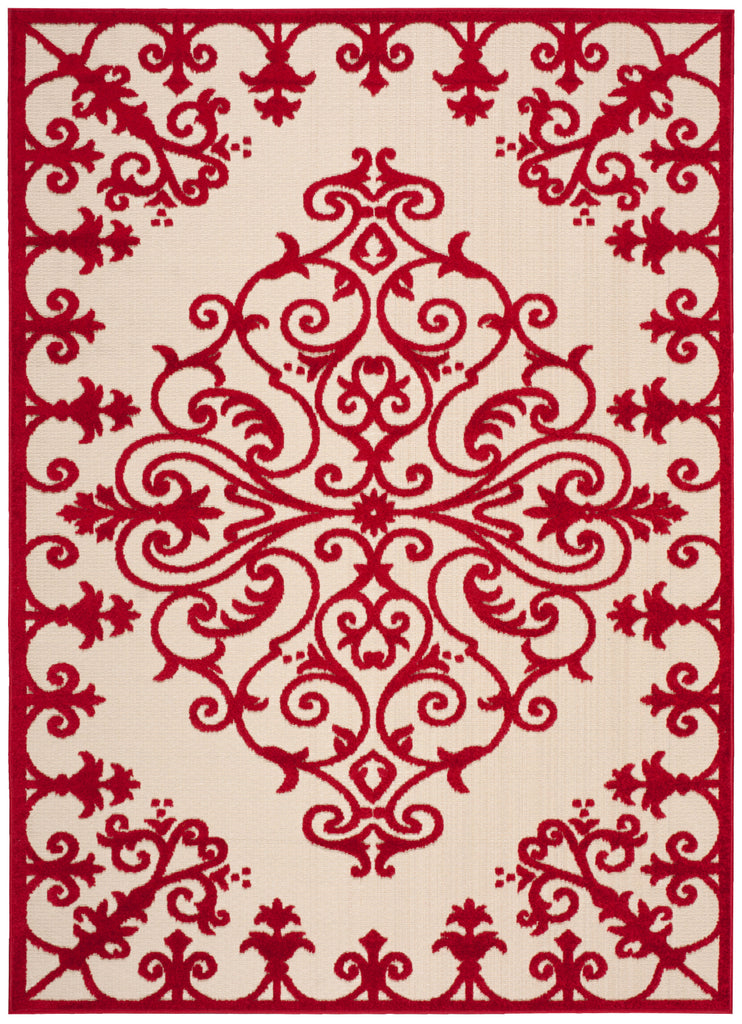 Nourison Aloha ALH12 Red Area Rug main image