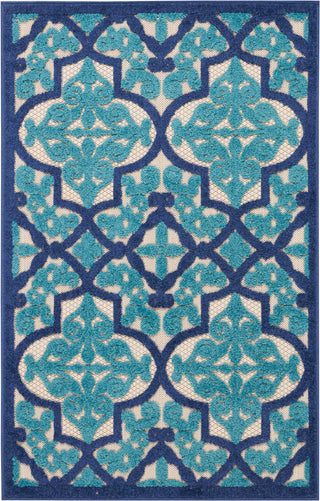 Nourison Aloha ALH14 Navy Area Rug main image