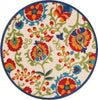 Nourison Aloha ALH17 Multicolor Area Rug 5'3'' X ROUND