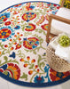 Nourison Aloha ALH17 Multicolor Area Rug Room Image